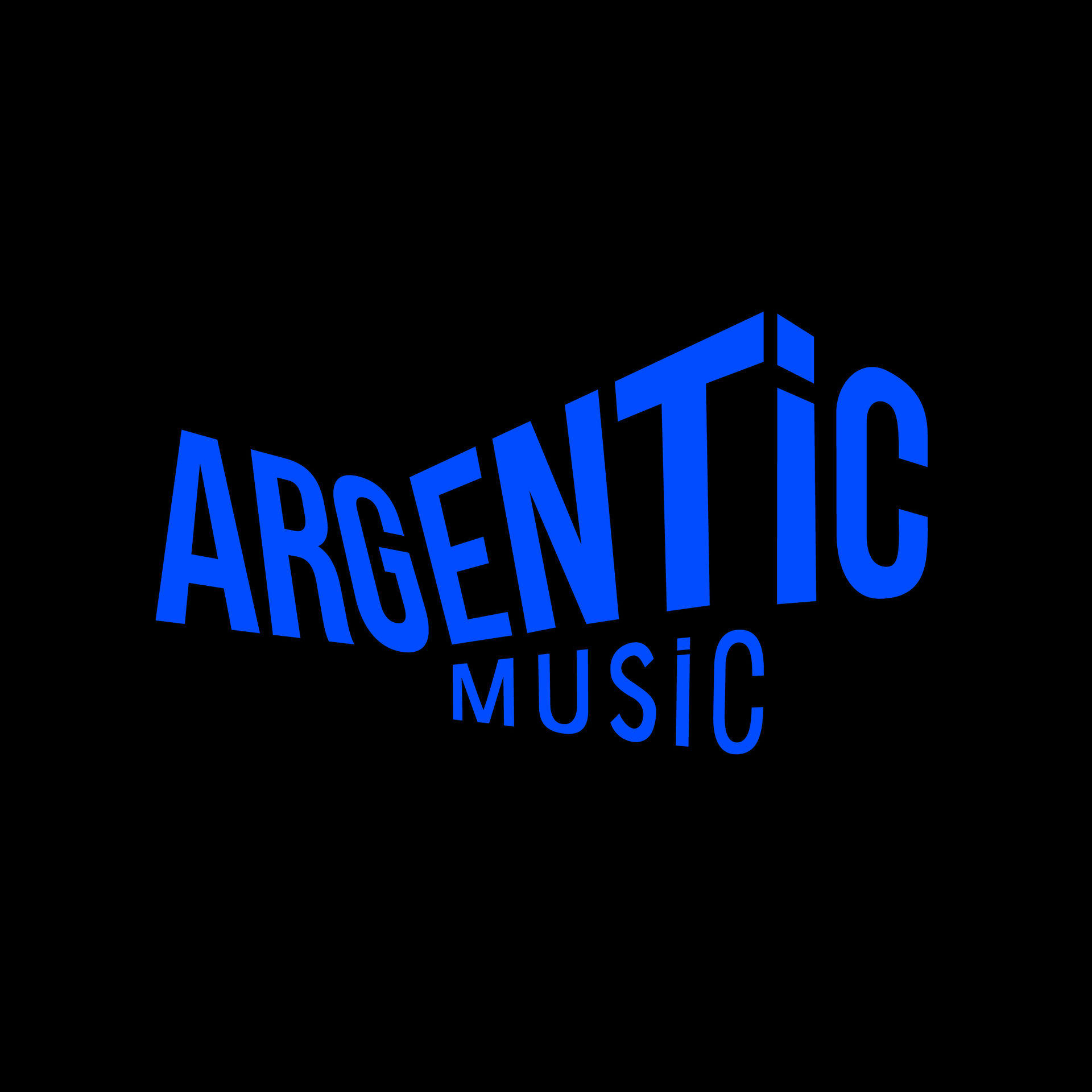 Identité visuelle du label Argentic music.